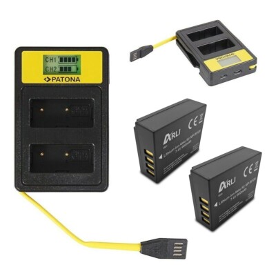 2 Akku Fuji NP-W126s NP-W126 + Dual USB Ladegerät fujifilm X-T3 Set NP W126 HS30