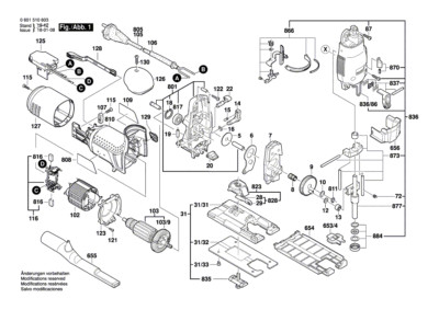 Bosch Ersatzteile für GST 120 E Pendelstichsäge