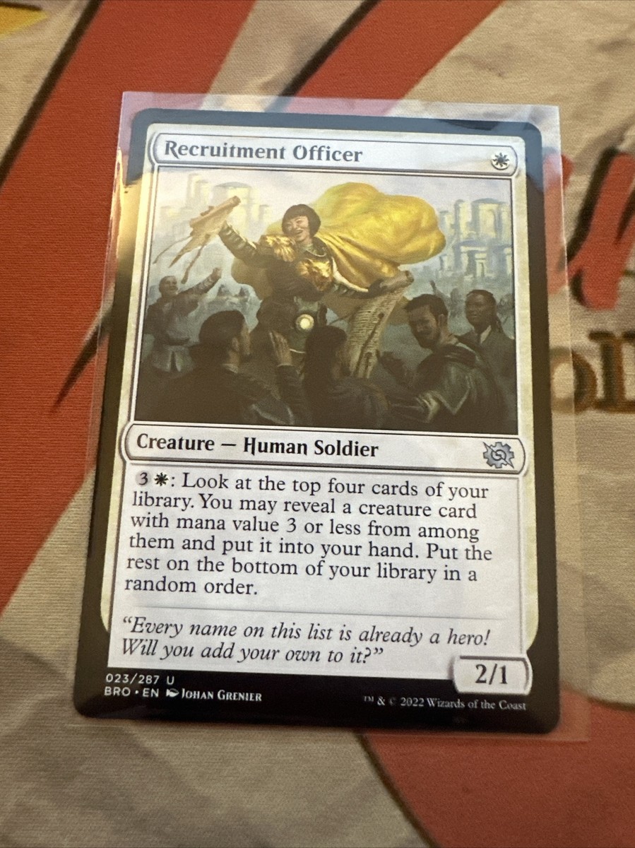 MTG Magic the Gathering Recruitment Officer (23/399) The Brothers' War NM