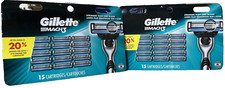 Gillette Mach3 Razor Blade Refills 15 Cartrid...