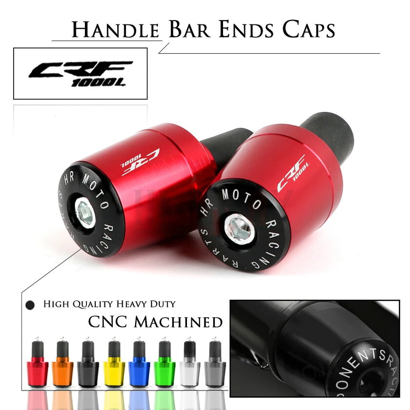 Empuñaduras de manillar doble para Honda CRF1000L África pesos extremos tapas tapones deslizantes Foto 3 de 4