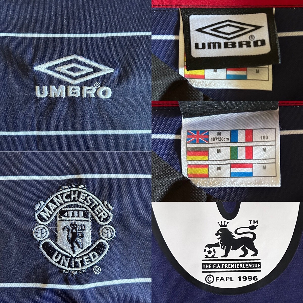 Umbro Men's Sharp Digital Manchester KEANE 16 Vintage Polo