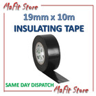 10 x BLACK 19mm x 10m ELECTRICAL PVC INSULATION INSULATING TAPE FLAME RETARDANT