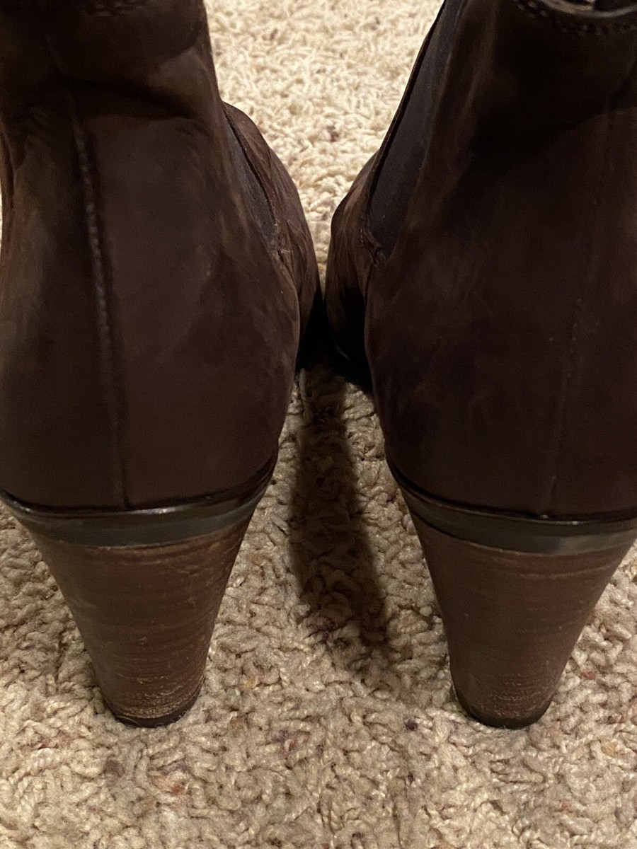 Paul Greene Brown Suede Leather Ankle Boots Size 5.5/ US 8 Paul Greene Brown Suede Leather Ankle Boots Size 5.5/ US 8