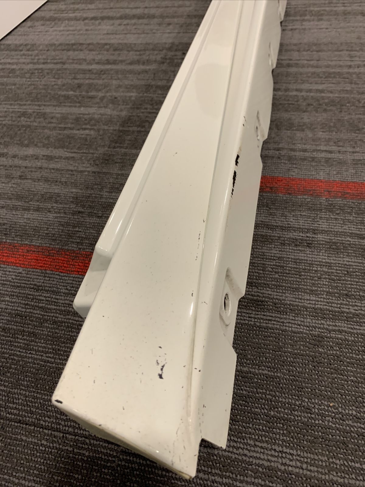 Ferrari 488 GTB Side Skirt, Rocker Panel Left side, OEM 086612300 White color