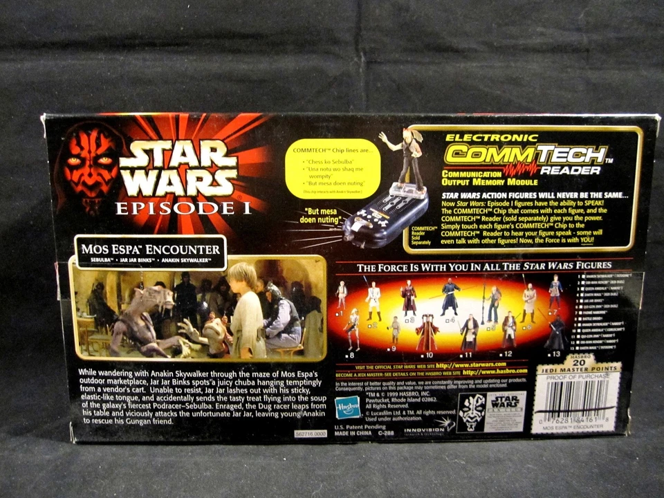 Hasbro Star Wars Episode I Mos Espa Encounter Sebulba, Jar Jar Binks, Anakin... - Image 2 of 4