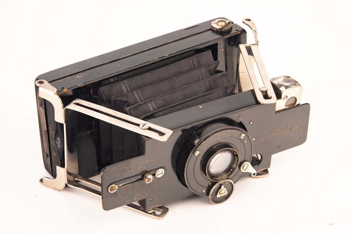 フィルムカメラ Houghton Ensign No 2B Ensignette De luxe Houghton Ensign No 2B Ensignette De luxe 129 Film Folding
