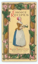 1925 Choice Recipes Chocolate & Cocoa Walter Baker & Co Ltd