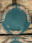 LOT OF 6 -VTG Acadien Classique Hunter 7.5" Green Salad Plates Cajun by Frankoma