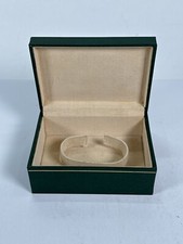 VINTAGE AUTHENTIQUE ROLEX boîtier boîte de montre cuir bois vert 06.00.06 250...