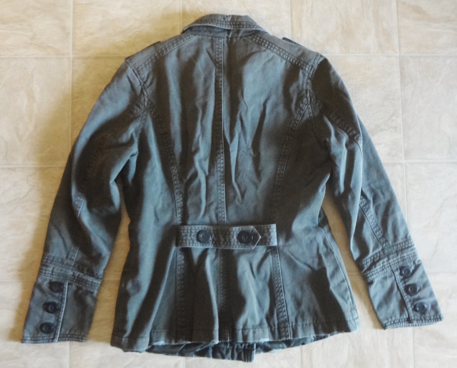 Converse One Star Army Military Style Jacket Women’s … Gem