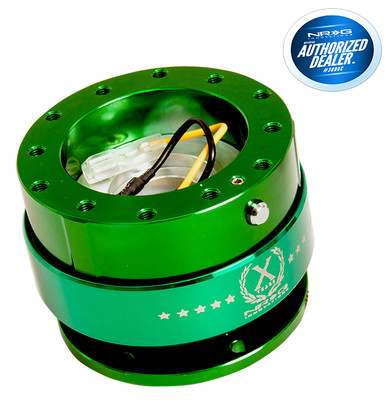 NRG STEERING WHEEL BALL LOCK QUICK RELEASE GEN 2.0 GREEN SRK-200GN