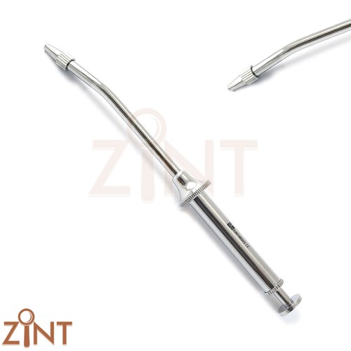 Set De 3 Instruments Dentaires - Porte-amalgame Et Seringues - Acier Inoxydable