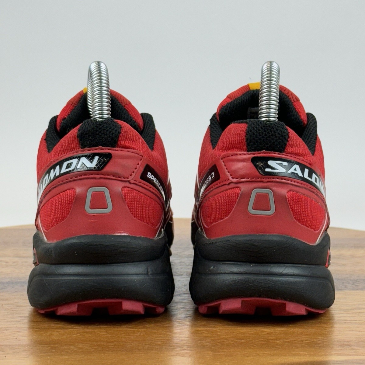 Womens Salomon SpeedCross 3 Red Athletic Running Trail