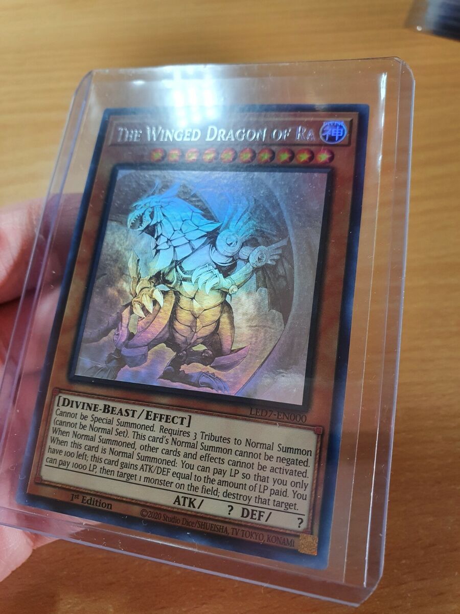 Yu-Gi-Oh! The Winged Dragon of Ra Ghost Rare 1st Edition Yu-Gi-Oh! The Winged Dragon of Ra Ghost Rare 1st Edition