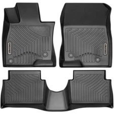 OEDRO Floor Mats Liners TPE Rubber 3D Carpet for 2014-2018 Mazda 3 All-Weather