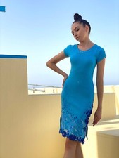 Vestido estilo Anita pintado a mano