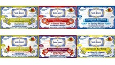 Santo Amaro 6 Flavor Variety European Wild Sardines (6 Pack, 120g/each) Portugal Santo Amaro 6 Flavor Variety European Wild Sardines (6 Pack, 120g/each) Portugal