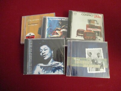5 Ella Fitzgerald CDs ~ Sings the Blues ~ Best of Louis Armstrong ~ Brand New