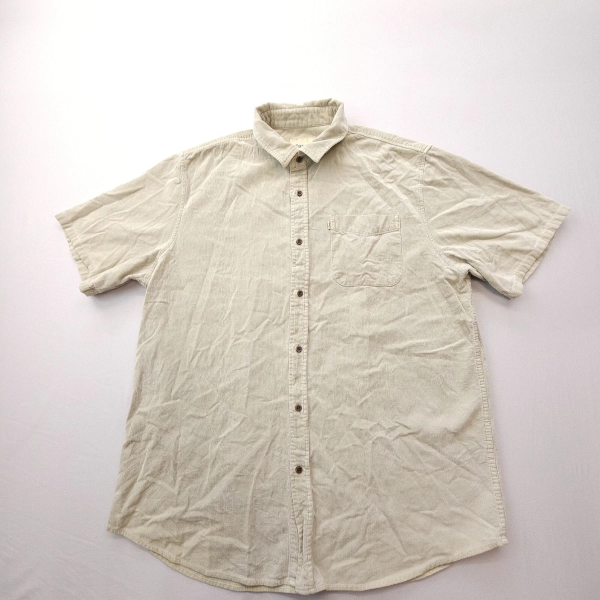 Short sleeve corduroy shirt sale