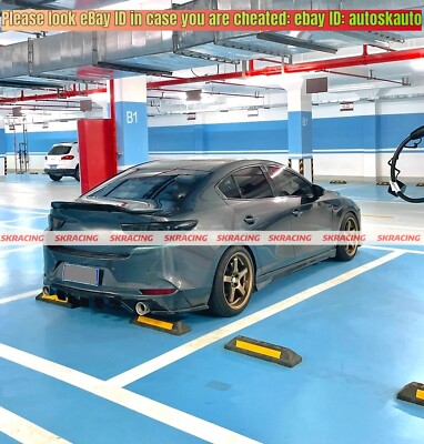 Forged Carbon Fiber Rear Trunk Lip Spoiler Wing For 2019-23 Mazda