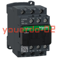 1 PC New With Box Schneider CAD32ED 48V DC, 3NO 2NC Control relay