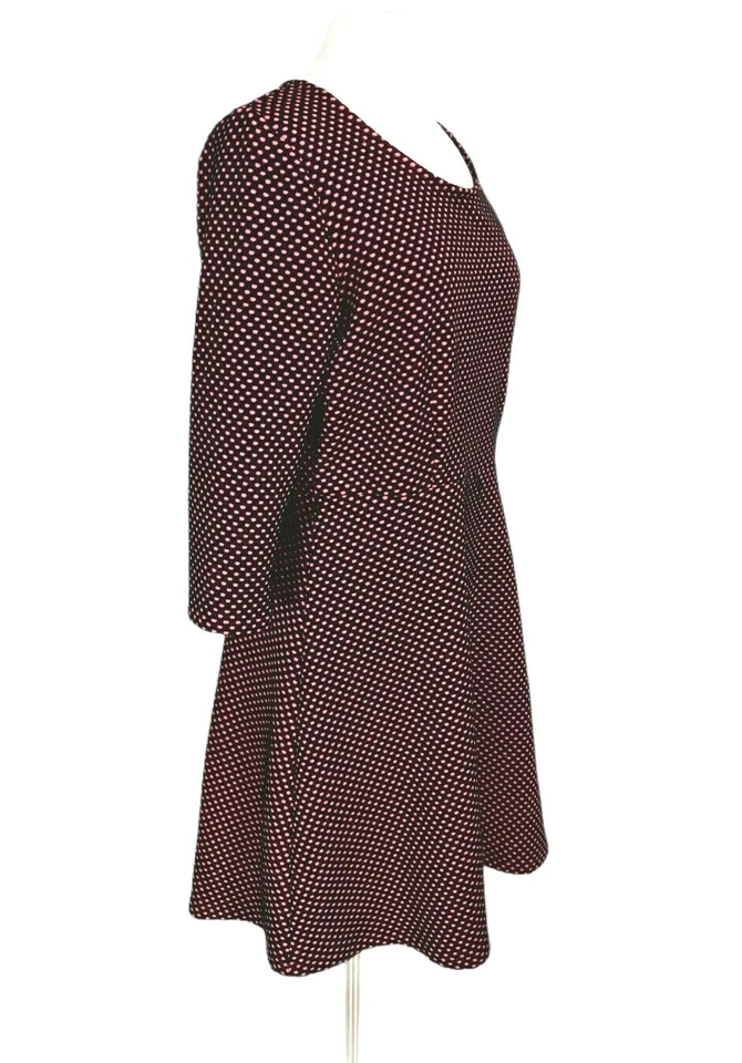 Vestido feminino skatista comprimento do joelho ny collection tamanho L gola redonda manga 3/4 282P - Imagem 2 de 4