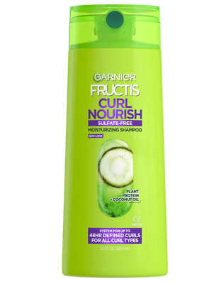 Garnier Fructis Curl Nourish Coconut  Sulfate Free Shampoo 22oz