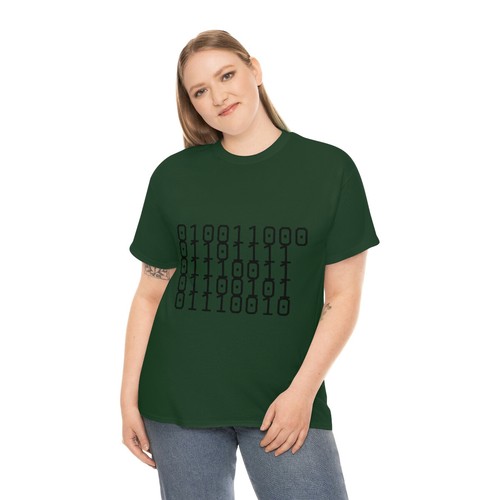 Unisex Heavy Cotton Tee Binary for LOSER and Loser on back of shirt - Bild 68 von 145