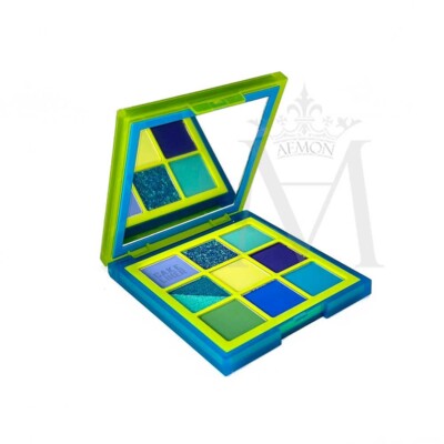 HUDA BEAUTY Color Block Obsessions Palette Blau & Grün ORIGINAL