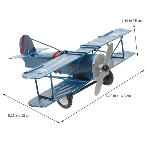 Retro Iron Vintage Airplane Model Collection Metal Plane Models Home Decor - Picture 2 of 15