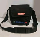 Nintendo 64 Shoulder Carrying Case Black N64 Travel Case Bag Vintage Original