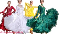NEW Ballroom Competition Dance Dress Modern Waltz Tango Standard Dress