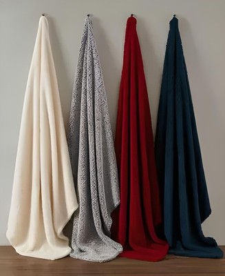 Victoria Classics Fireside Sherpa Throw Grey 50×60
