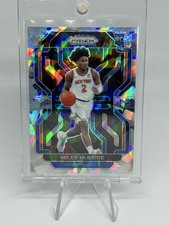 2021-22 Panini Prizm #283 Miles McBride Silver Ice Rookie