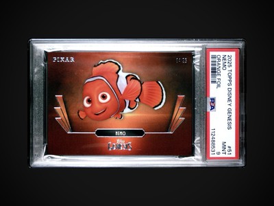2025 Topps Disney Genesis Nemo #51 Orange Foil 4/25 PSA 9 POP 1