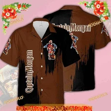Captain Morgan Hawaiian Shirt, Gift For Rum Lovers, Captain Morgan Shirt