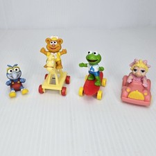 McDonald's 1986 Happy Meal Muppet Babies Kermit Miss Piggy Fozzie Gonzo READ