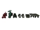 Vintage Bundle Of Dinky Toys Diecast Military and Farm Vehicle Bundle 8 Pieces