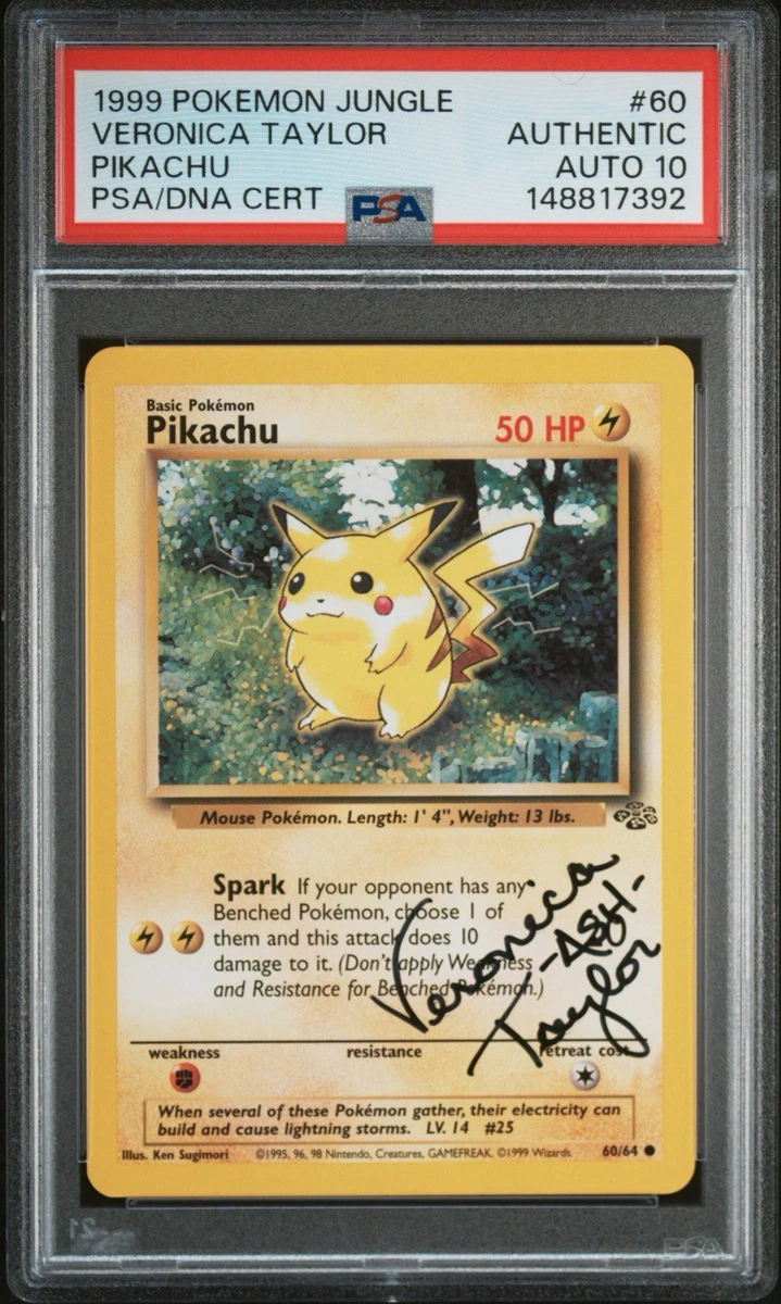 Preços baixos em Pikachu Pokémon TCG Autenticador Esportivo