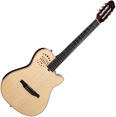 B-WARE Godin Multiac Nylon Deluxe Natural Gitarre Piezo Mahagoni Lyric LR BAGGS