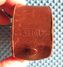 Skórzany kołczan CENEI do akcesoriów do aparatów mieszkowych - vintage