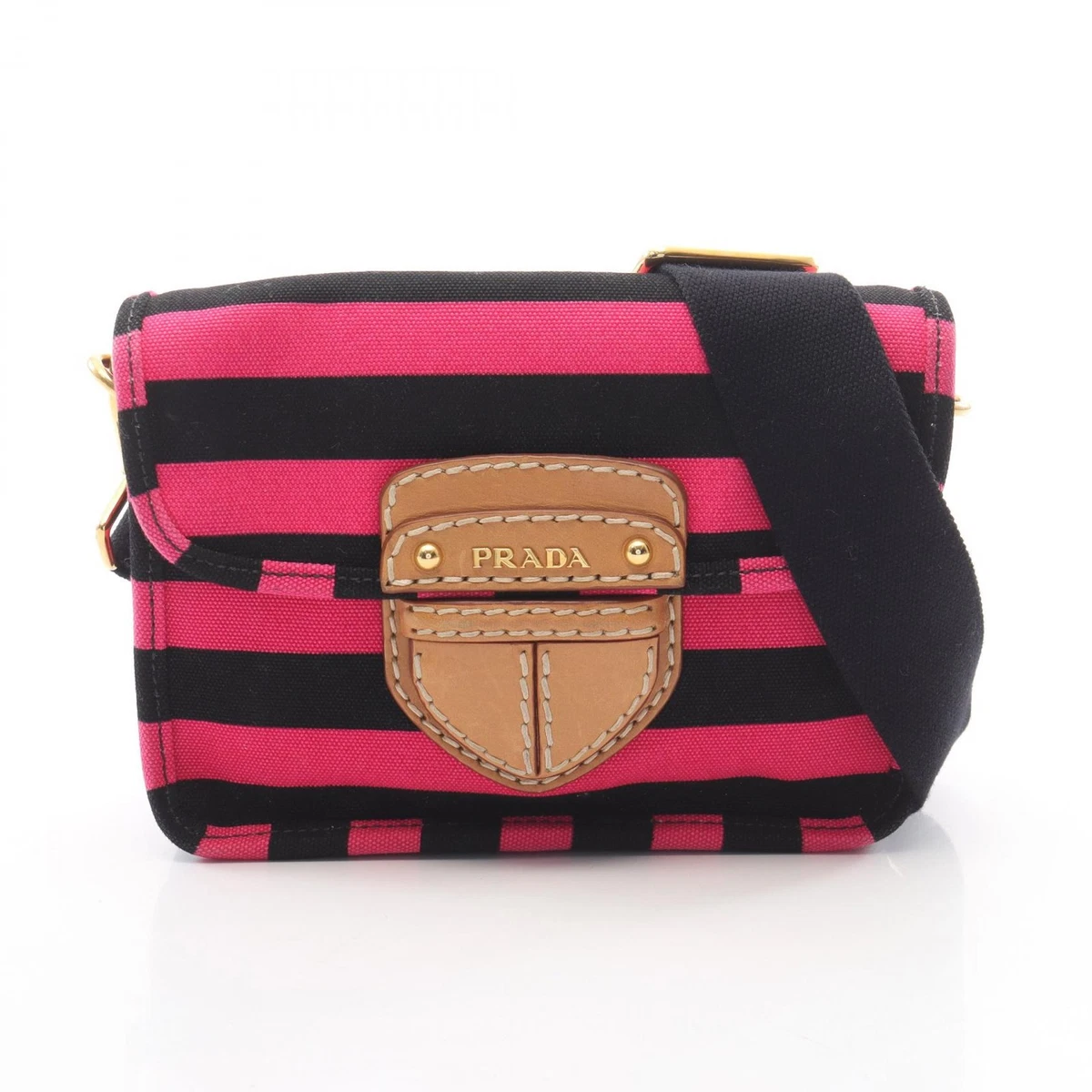 PRADA Leather Exterior Striped Bags & Handbags for Women for sale
