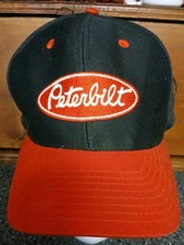 Vintage Peterbilt SnapBack Trucker Hat Cap Patch Front Made In USA Curk