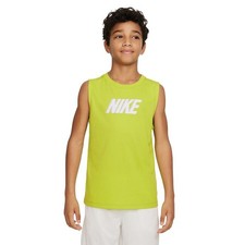 Boys 8-20 Nike Logo Muscle Tee, Boy's, Size Small, Dark Green