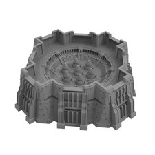 Sci-Fi Terrain Missile Silo – Fortified Wargaming Piece for 28mm 32mm + Gaming