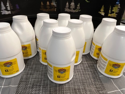 #ad 10 GALLONS BULK LOT Paint Colorant KX Titanium White 10758G Machine Colourant $600.00