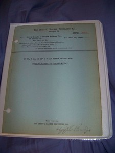 1926 Ohio C. Barber Fertilizer Company VA Victor Balata & Textile Belting Co