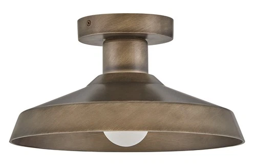 Hinkley Lighting 12072 Forge 12"W Semi-Flush Coastal Elements - Black - Picture 10 of 10