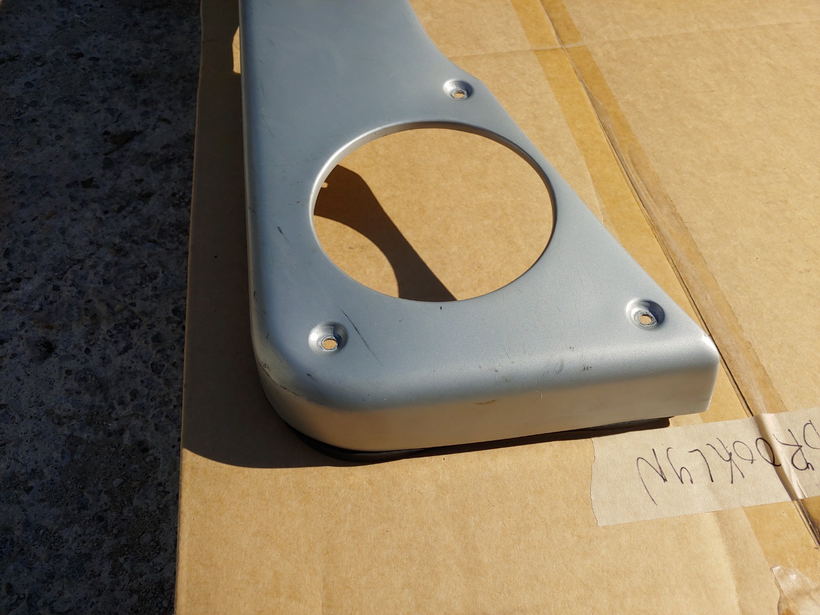 Ferrari 360 Modena OEM LH Door Panel Pocket Trim Cover Metallic Silver